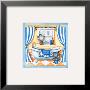 Blue Bathroom, Tub by Kathy Middlebrook Limited Edition Print