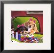 Poker Pups Iii by Jenny Newland Limited Edition Print