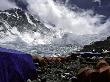 Advanced Base Camp With The North Col In The Background On The North Side Of Everest by Michael Brown Limited Edition Print