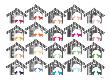Multi Dog House by Avalisa Limited Edition Pricing Art Print