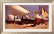 Barcas En La Arena by Joaquin Sorolla Y Bastida Limited Edition Print