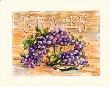 Fruit Stand Grapes by Jerianne Van Dijk Limited Edition Pricing Art Print
