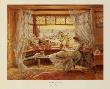 Reading By The Window by Charles James Lewis Limited Edition Print