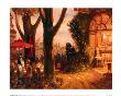 Tuscan Evening In The Square by Lealand Beaman Limited Edition Print