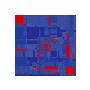 Boogie No. 3, Red On Blue by Michael Banks Limited Edition Pricing Art Print