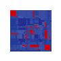 Boogie No. 3, Red On Blue by Michael Banks Limited Edition Print