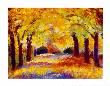 Central Park In Autumn by Gail Wells-Hess Limited Edition Print