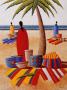 Le Marche De La Plage by Moga Limited Edition Pricing Art Print