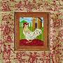 Folk Rooster I by Kari Phillips Limited Edition Print