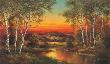 Sunset In Moravia by H. Buchner Limited Edition Print