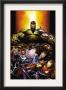 World War Hulk #4 Cover: Hulk, Dr. Strange, Mr. Fantastic And Iron Man by David Finch Limited Edition Pricing Art Print