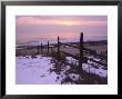 Sunrise Over A Split-Rail Fence Along Lake Michigan, Door County, Usa by Willard Clay Limited Edition Print