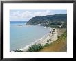 Kefalonia, The Beach And Small Harbour At Katelios by Ian West Limited Edition Print