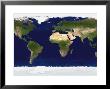 The Blue Marble: Land Surface, Ocean Color And Sea Ice by Stocktrek Images Limited Edition Print