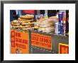 Hot Dog And Pretzel Stand, Manhattan, New York City, New York, Usa by Amanda Hall Limited Edition Pricing Art Print