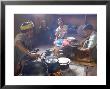 Family Cooking In Kitchen At Home, Village Of Pattap Poap Near Inle Lake, Shan State, Myanmar by Eitan Simanor Limited Edition Print