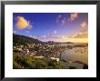 Sunset View Of Marigot From Ft Louis, St. Martin, Caribbean by Walter Bibikow Limited Edition Print