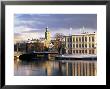 City In Winter, Stockholm, Sweden, Scandinavia, Europe by Sylvain Grandadam Limited Edition Print