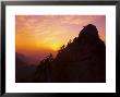 Sunset, Rong Cheng Peak, Huang Shan (Yellow Mountain), Anhui Province, China by Jochen Schlenker Limited Edition Print