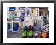 Motorbikes Parked Outside Shops by Diana Mayfield Limited Edition Pricing Art Print