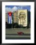 Cuban Flag Outside The Ministerio Del Interior At Plaza De La Revolucion, Havana, Cuba by Gavin Hellier Limited Edition Print