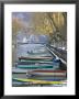 Boats Along Canal Du Vasse, Annecy, Haute-Savoie, France by Walter Bibikow Limited Edition Print