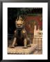 Gilded Bronze Lion At The Palace Museum, Beijing, China by Charles Crust Limited Edition Pricing Art Print