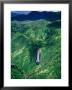 Aerial View Of Jurassic Park Waterfall Where Scenes From The Movie Were Filmed, Kauai, Hawaii by Ann Cecil Limited Edition Pricing Art Print