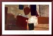 Abstract In Claret by J. R. Griffin Limited Edition Pricing Art Print