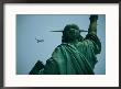 An Airplane Flies Near The Statue Of Liberty by Joel Sartore Limited Edition Print