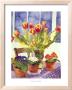 Tulips And Primulas by Richard Akerman Limited Edition Print