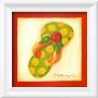 Red Flip Flop Iii by Kathy Middlebrook Limited Edition Print