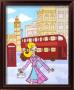 Shopping Around The World - London by Laura Gibson Limited Edition Print