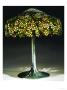 An Apple Blossom Leaded Glass And Bronze Table Lamp by Tiffany Studios Limited Edition Print