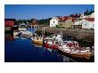 Boats Moored In Channel, Kabelvag, Norway by Craig Pershouse Limited Edition Pricing Art Print