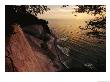 View Looking Down Cliffs At Sunset, Rugen Island by Norbert Rosing Limited Edition Print