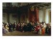 Benjamin Franklin Appearing Before The Privy by Christian Schussele Limited Edition Pricing Art Print