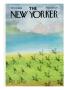 The New Yorker Cover - October 15, 1966 by Saul Steinberg Limited Edition Print