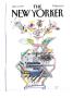 The New Yorker Cover - January 12, 1987 by Saul Steinberg Limited Edition Print