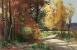 A Path Through Autumn Ii by Marianne Dunn Limited Edition Print