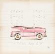 Pink Car by Lauren Hamilton Limited Edition Pricing Art Print