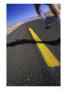 Jogger On Desert Road by Mitch Diamond Limited Edition Print