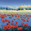 Poppies In Luberon by Richard Moisan Limited Edition Pricing Art Print