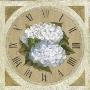 Clock With White Flowers by David Col Limited Edition Print