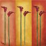 Six Red Lilies by Peggy Garr Limited Edition Pricing Art Print