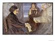Frederic Chopin Polish Musician Composing His Preludes by L. Balestrieri Limited Edition Print