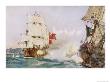 The Piratical Career Of Bartholomew Roberts Is Brought To An End by Charles Dixon Limited Edition Print