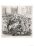 Horrified Crowd Gathers Round To See A Cholera Victim In France by Jules Pelcoq Limited Edition Print