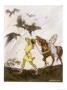 Ravens Attack Fedelma And The King Of Ireland's Son by Willy Pogany Limited Edition Print