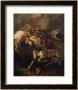 The Battle Of Giaour And Hassan, After Byron's Poem, Le Giaour, 1835 by Eugene Delacroix Limited Edition Print